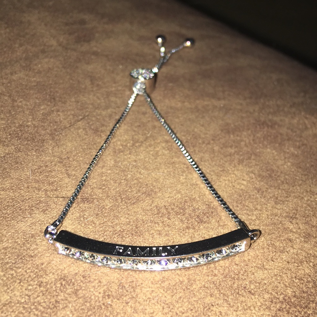 Family Swarovski Crystal Adjustable Bracelet 50$